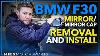 Wing Mirror BMW F30 F31 1 High Gloss Heated Left N/S Alpinweiss Alpine White 300